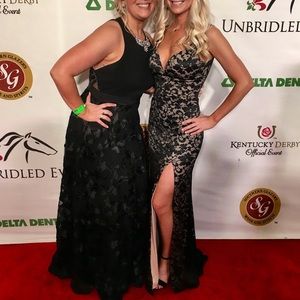 Formal Black Lace Dress